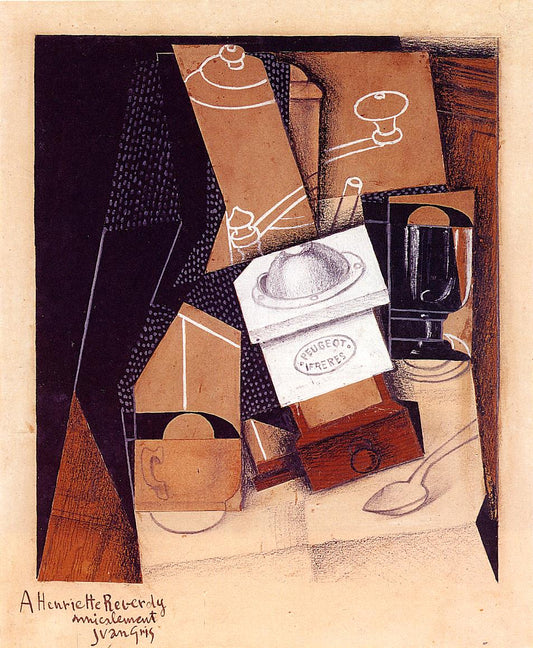 The Coffee Grinder by Juan Gris,16x12(A3) Poster