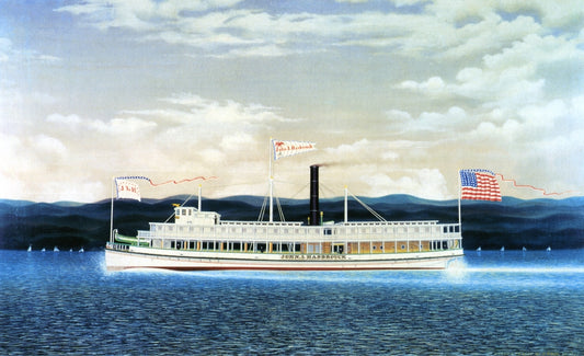 John L. Hasbrouck, vintage artwork by James Bard, A3 (16x12") Poster Print