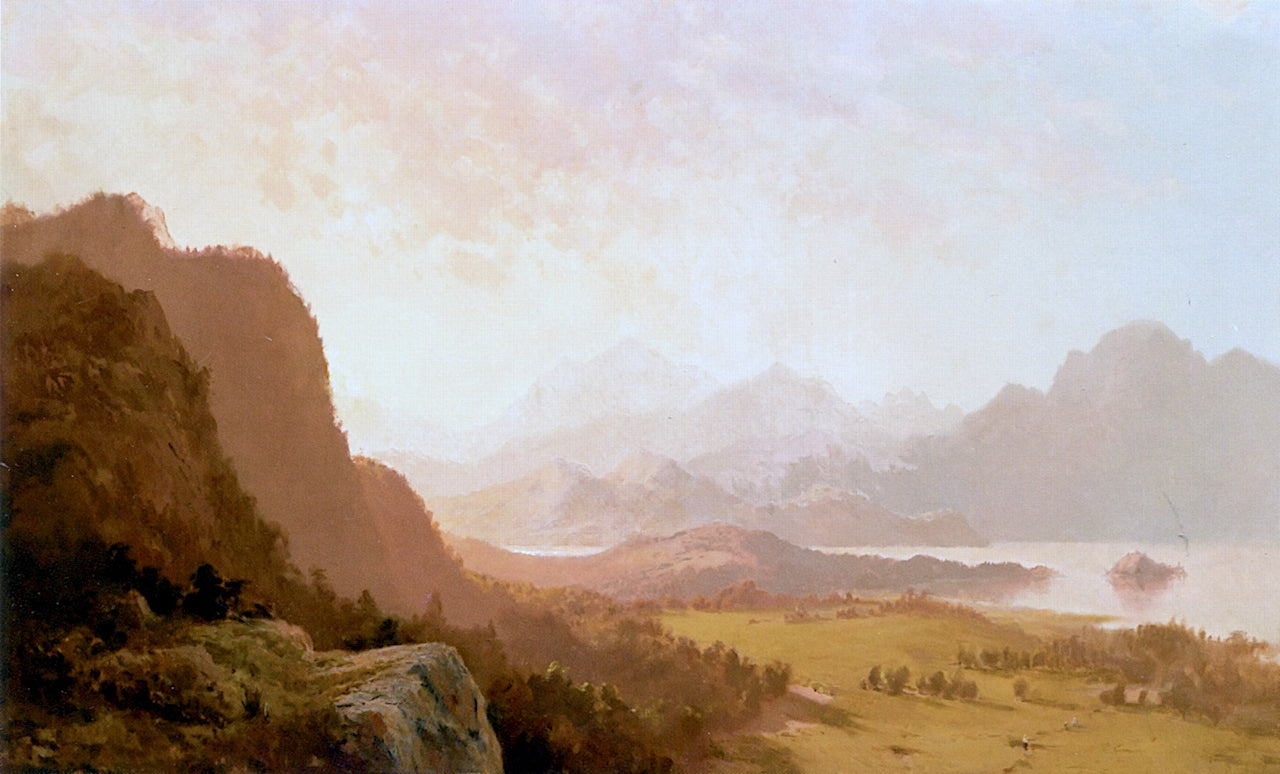 Luminist Vista, vintage artwork by John Williamson, 12x8" (A4) Poster