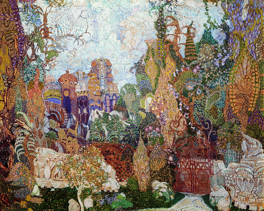 The Kingdom of Kaschei, vintage artwork by Alexander Golovin, 12x8" (A4) Poster