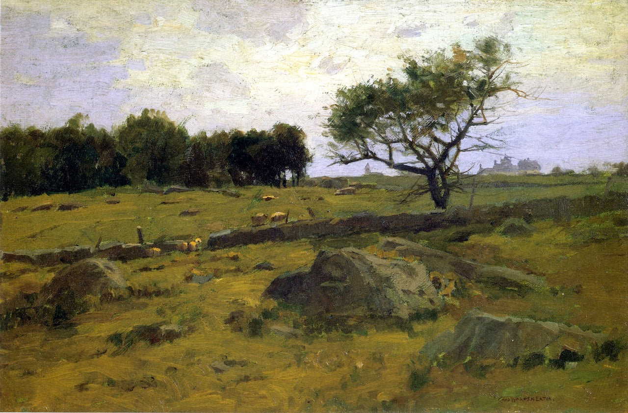 Near Thompson Connecticut, vintage artwork by Charles Warren Eaton, 12x8" (A4) Poster