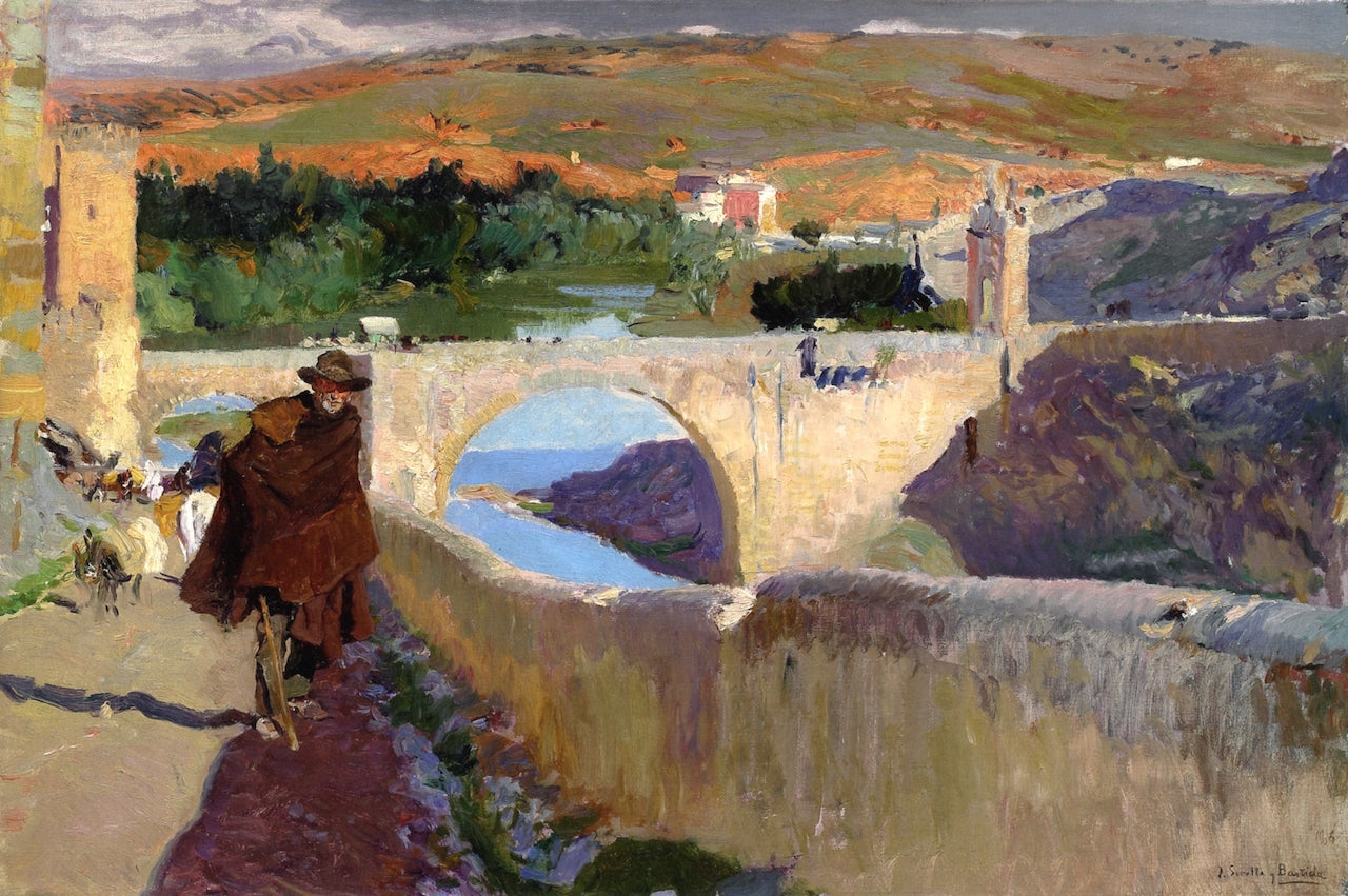 Blind Man of Toledo by Joaquin Sorolla y Bastida,A3(16x12")Poster
