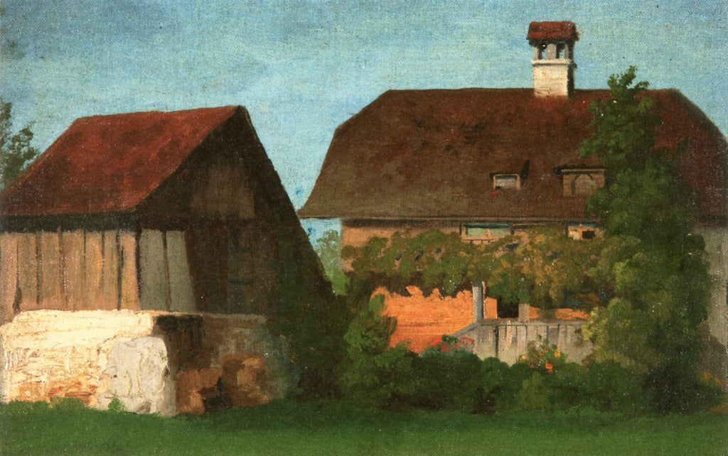 The House Herdschwand, vintage artwork by Hans Emmenegger, 12x8" (A4) Poster