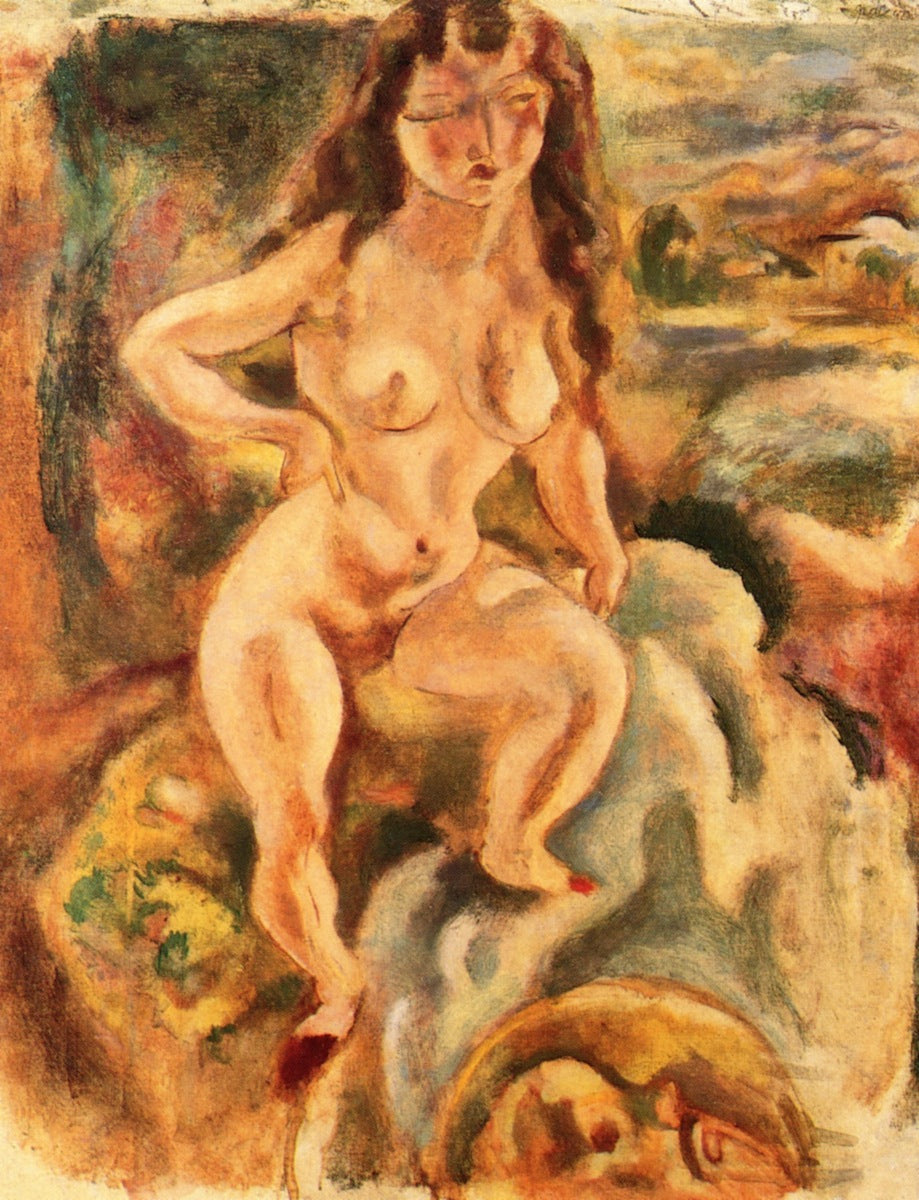 A Beautiful Californian by Jules Pascin,16x12(A3) Poster
