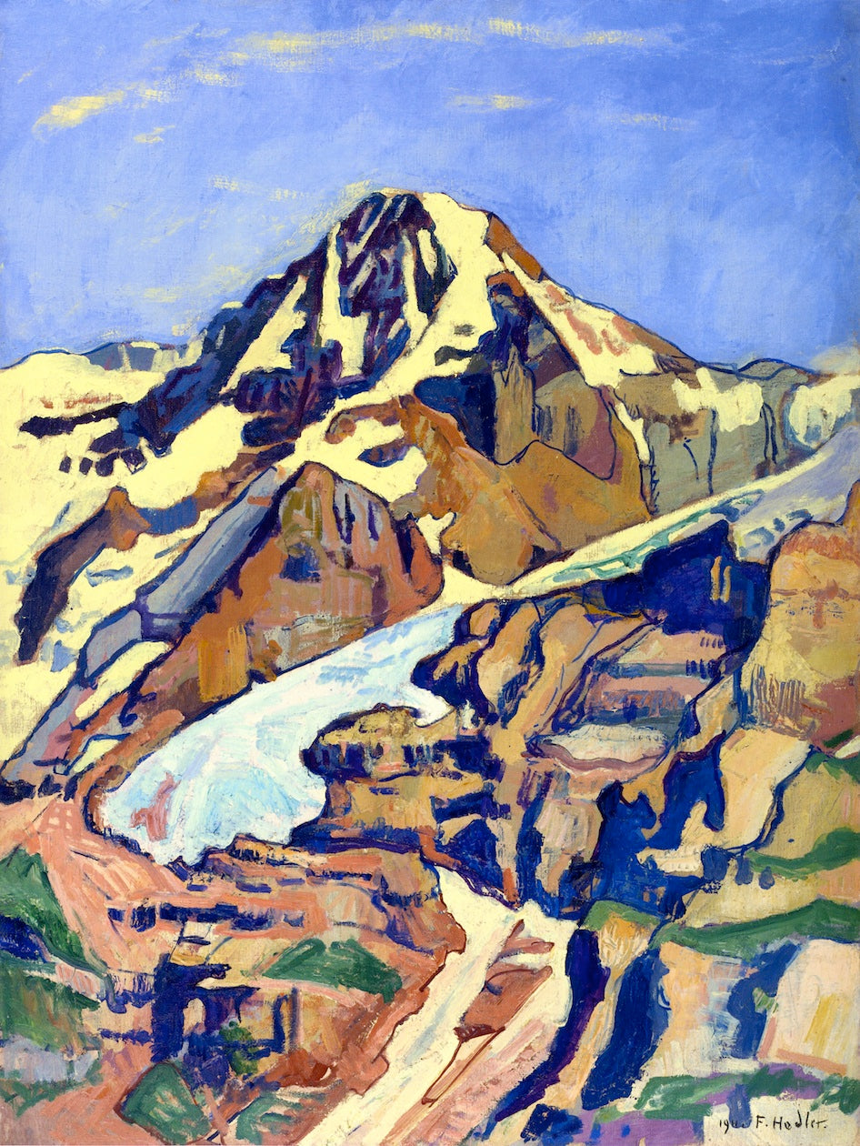 The Monch at Noon by Ferdinand Hodler,A3(16x12")Poster