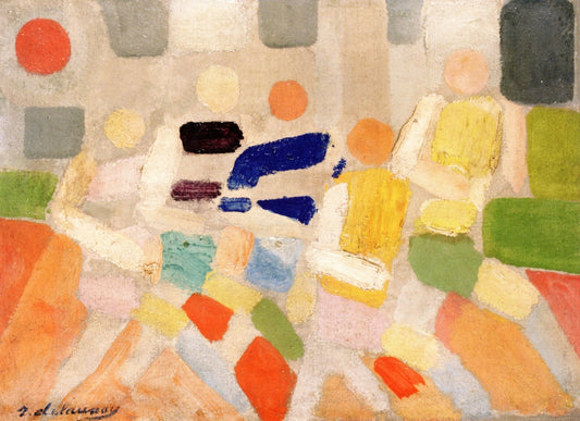 Runners by Robert Delaunay,16x12(A3) Poster