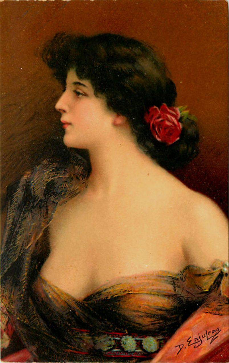Belle Lady Dancer by Delphin Enjolras,A3(16x12")Poster