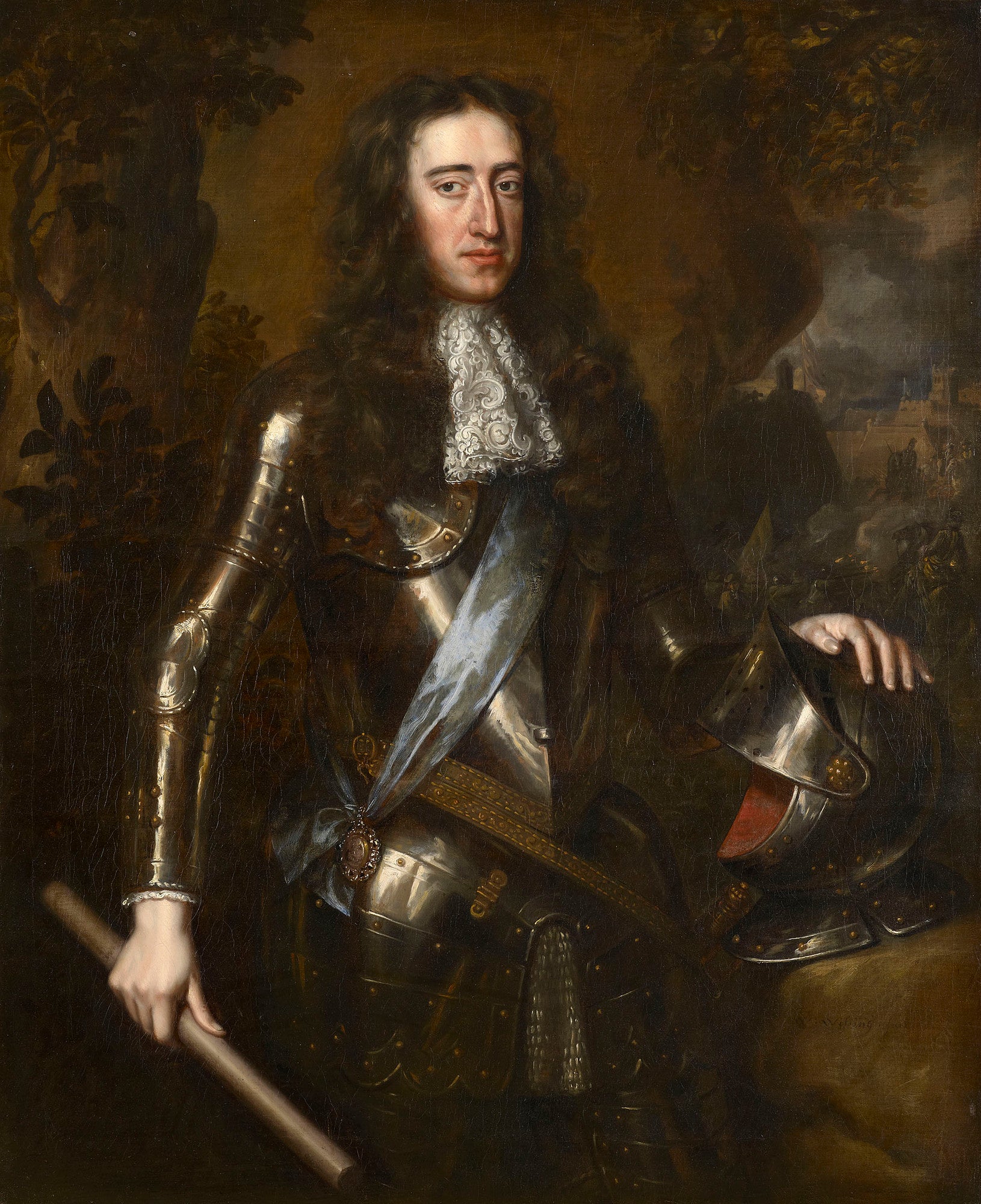 William III (1650-1702) when Prince of Orange, vintage artwork by Willem Wissing, 12x8" (A4) Poster