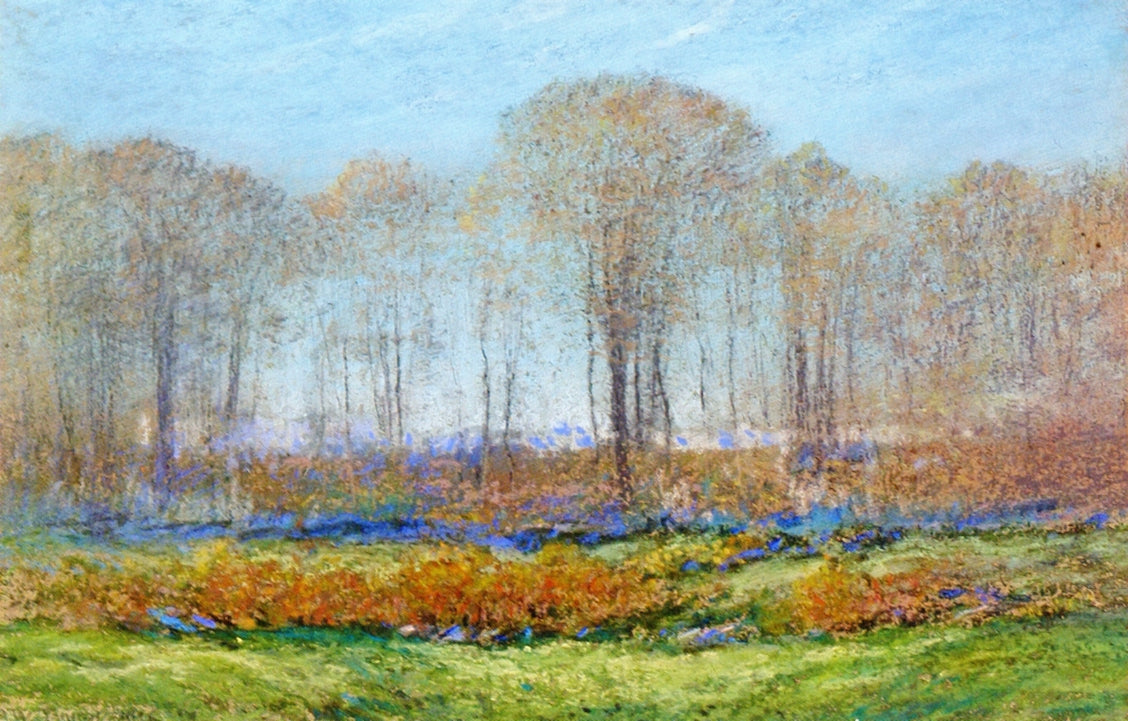 Early Spring Morning, vintage artwork by Dwight W. Tryon, 12x8" (A4) Poster