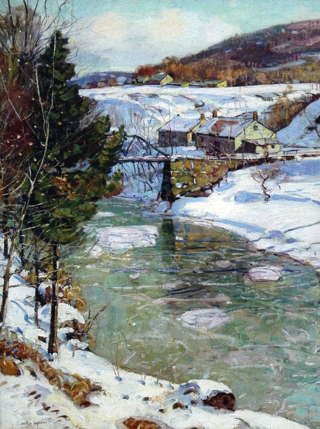 Icy Winter by George Gardner Symons,A3(16x12")Poster