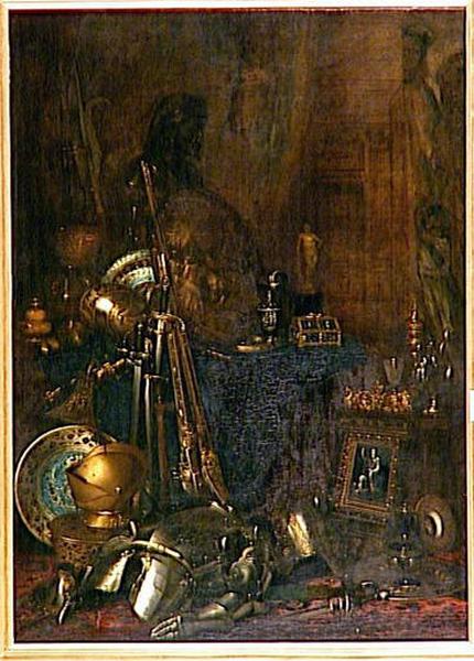 Curiosities, vintage artwork by Antoine Vollon, 12x8" (A4) Poster