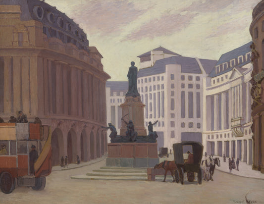 Aldwych, vintage artwork by Robert Bevan, 12x8" (A4) Poster