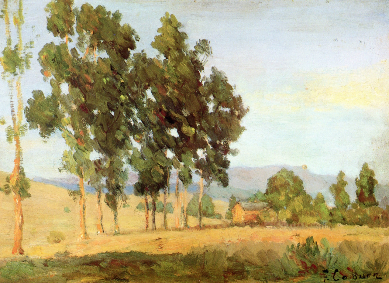 Near Verdugo Road, vintage artwork by Frank Coburn, 12x8" (A4) Poster