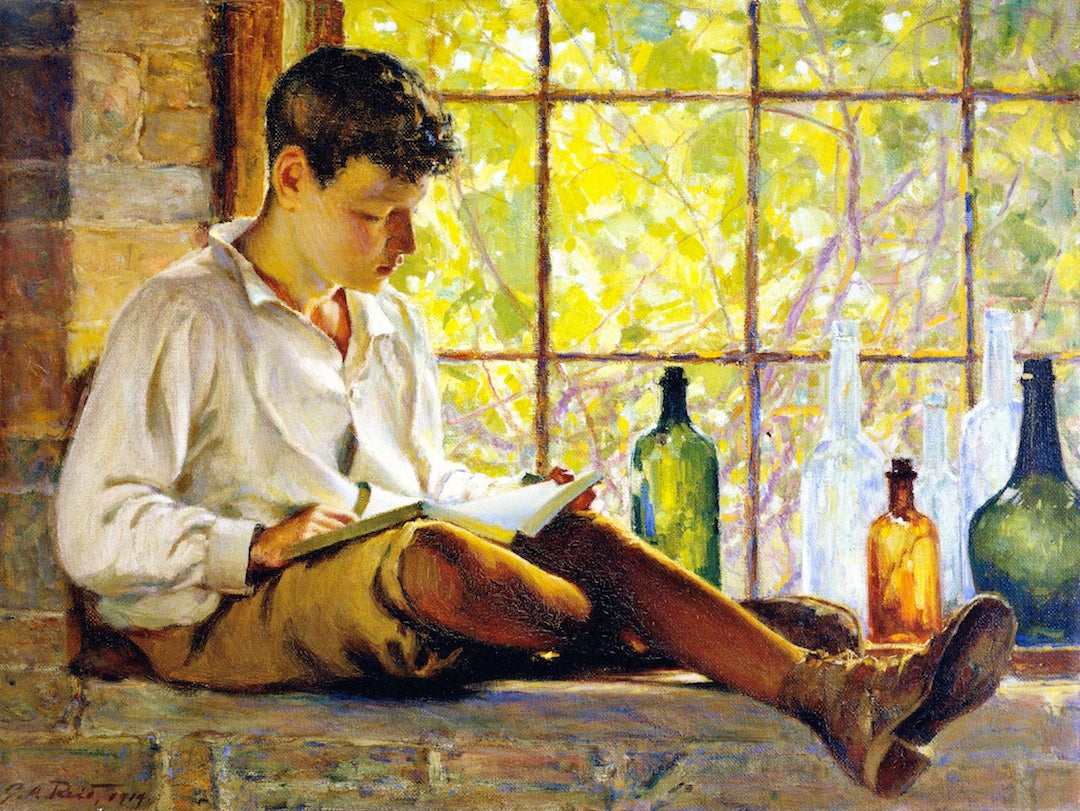 In the Cellar Window by George Agnew Reid,A3(16x12")Poster