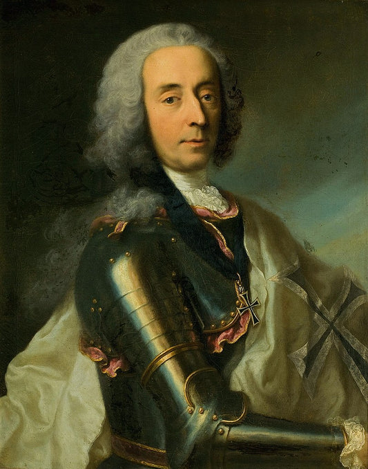 Count Unico Wilhelm Rijksgraaf van Wassenaer Obdam, vintage artwork by Georg Desmarees, 12x8" (A4) Poster