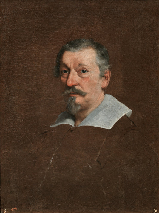 The Painter Francesco Albani, vintage artwork by Andrea Sacchi, 12x8" (A4) Poster