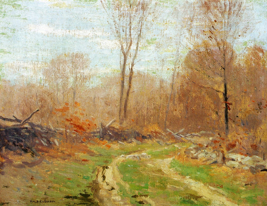 Lyme, April 1906, vintage artwork by William S. Robinson, 12x8" (A4) Poster