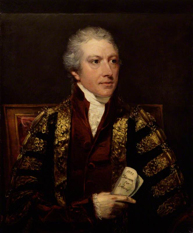 Charles Abbot, First Baron Colchester, vintage artwork by John Hoppner, 12x8" (A4) Poster