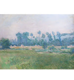 Plains of Ajoux, vintage artwork by Blanche Hoschede-Monet, 12x8" (A4) Poster