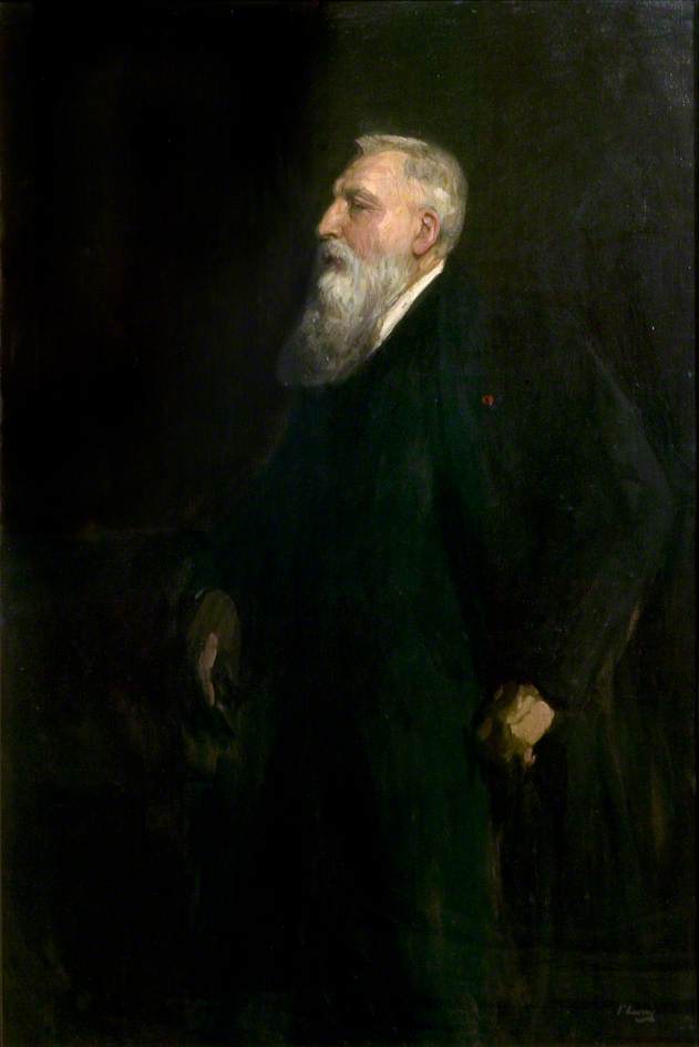 Auguste Rodin by Sir John Lavery, R.A.,A3(16x12")Poster