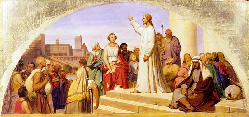 The Conversion of Saint Mary Magdalene, vintage artwork by Paul Delaroche, A3 (16x12") Poster Print