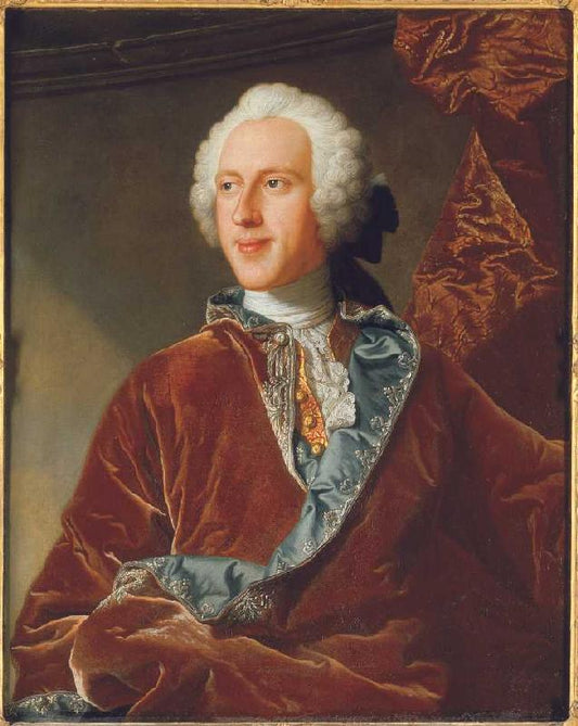 Sir Bourchier Wrey, vintage artwork by Hyacinthe Rigaud, 12x8" (A4) Poster