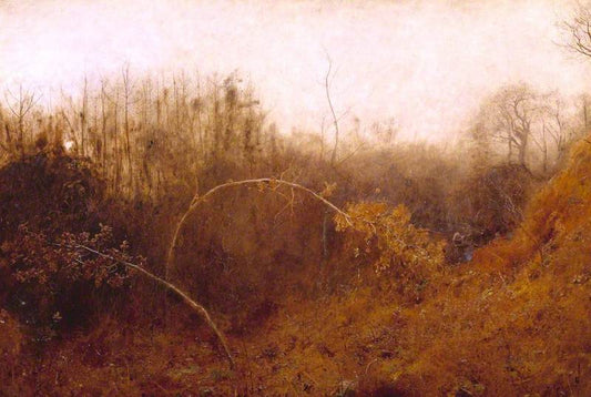 The Winter Sun, vintage artwork by John William North, A.R.A., R.W.S., 12x8" (A4) Poster