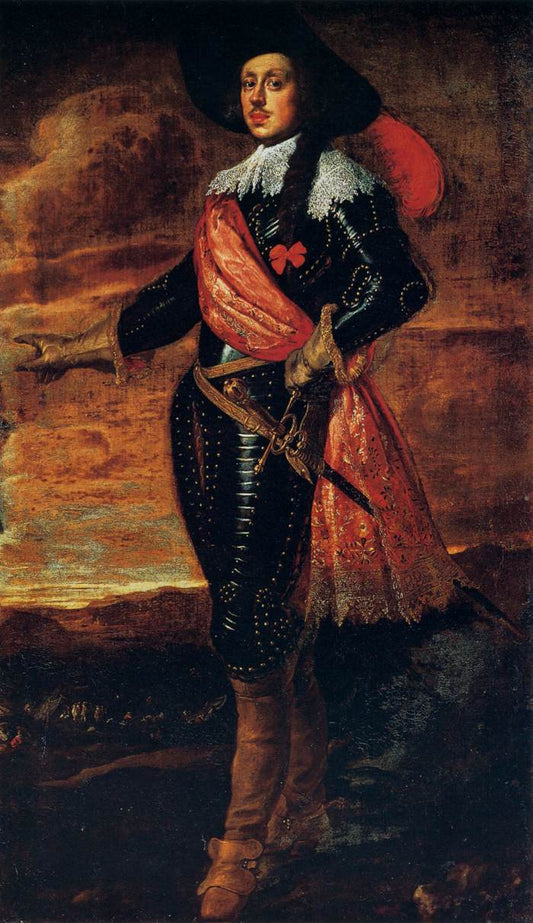 Portrait of Mattias de' Medici, vintage artwork by Justus Sustermans, 12x8" (A4) Poster