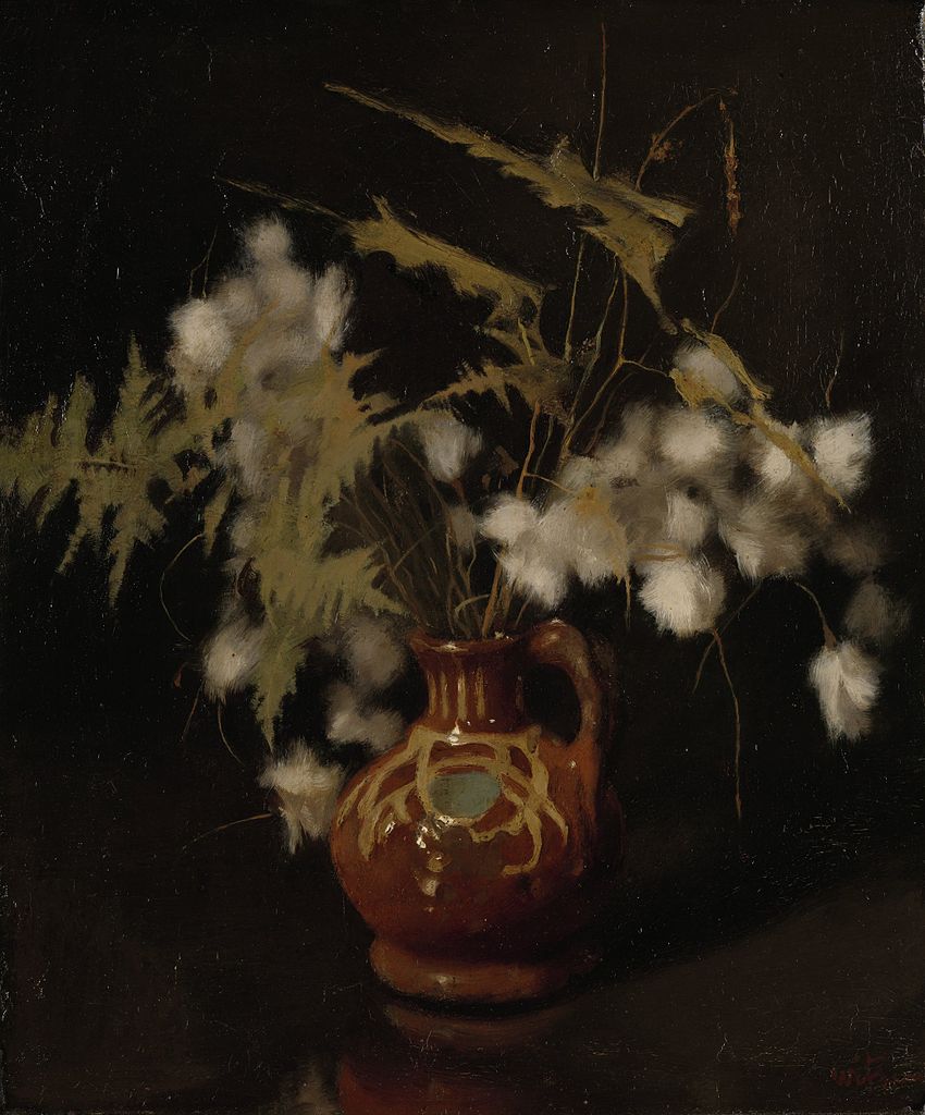 Vase with Fluffy Blossoms by Willam Arnold Witsen,A3(16x12")Poster