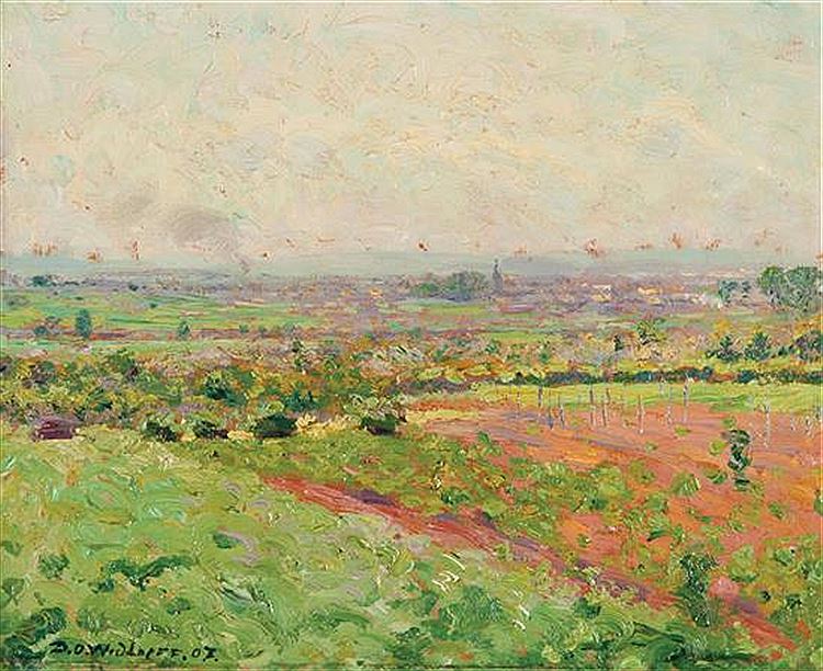 Spring in the Fields by David Widhopff,A3(16x12")Poster