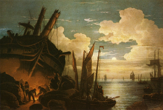 Mown Lite, vintage artwork by Robert Salmon, 12x8" (A4) Poster