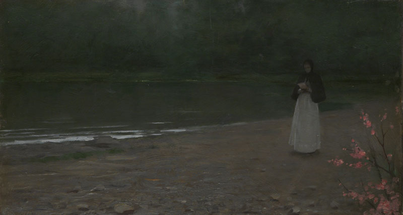 The Novice, vintage artwork by Jakub Schikaneder, 12x8" (A4) Poster