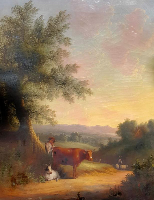 A Pleasant Summer Day, vintage artwork by Edmund C. Coates, A3 (16x12") Poster Print