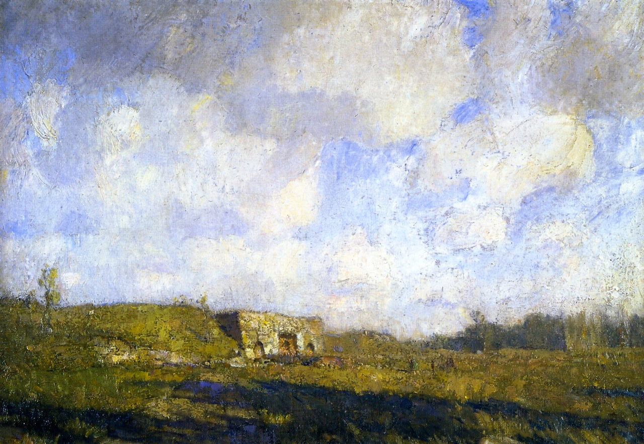 Old Limekiln, vintage artwork by William Langson Lathrop, 12x8" (A4) Poster