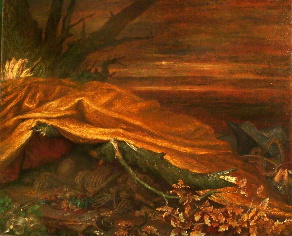 Can These Bones Live ?, vintage artwork by George Frederic Watts, A3 (16x12") Poster Print