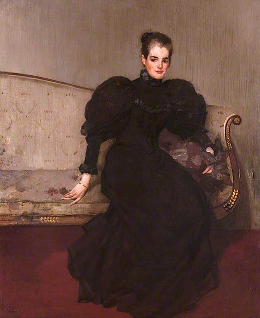 Mrs Helen Walton, vintage artwork by Edward Arthur Walton, R.S.A., P.R.S.W., 12x8" (A4) Poster