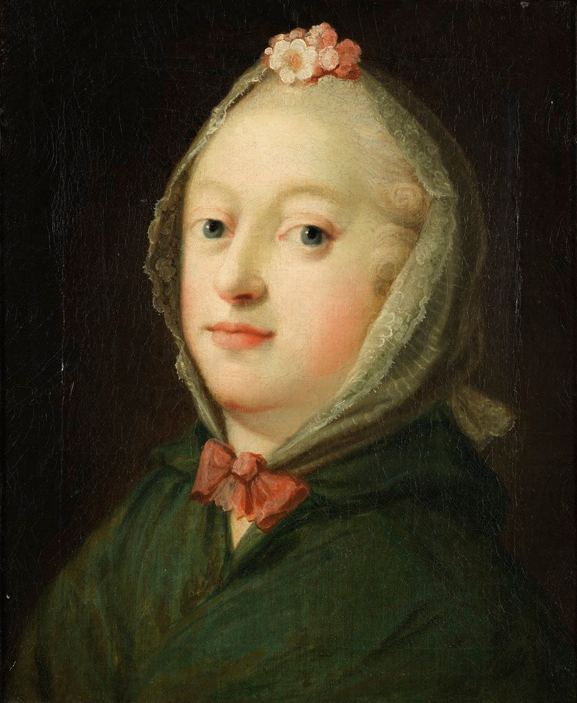 Louise, Queen of Denmark, vintage artwork by Carl Gustaf Pilo, 12x8" (A4) Poster