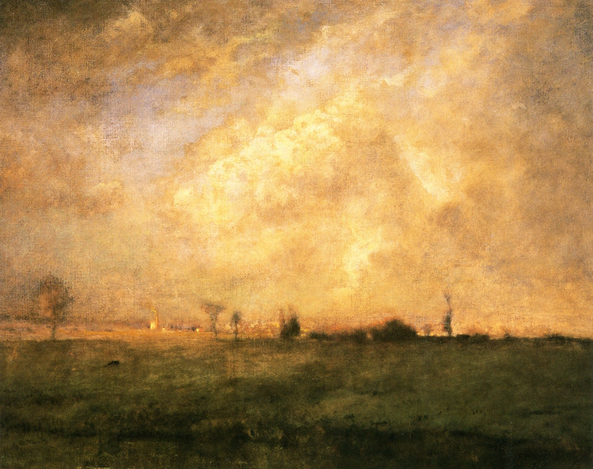 Summer Skies by George Inness, Jr,A3(16x12")Poster