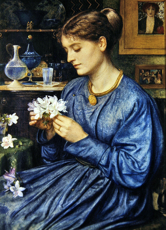 Portrait of Agnes Macdonald, vintage artwork by Sir Edward John Poynter, 12x8" (A4) Poster