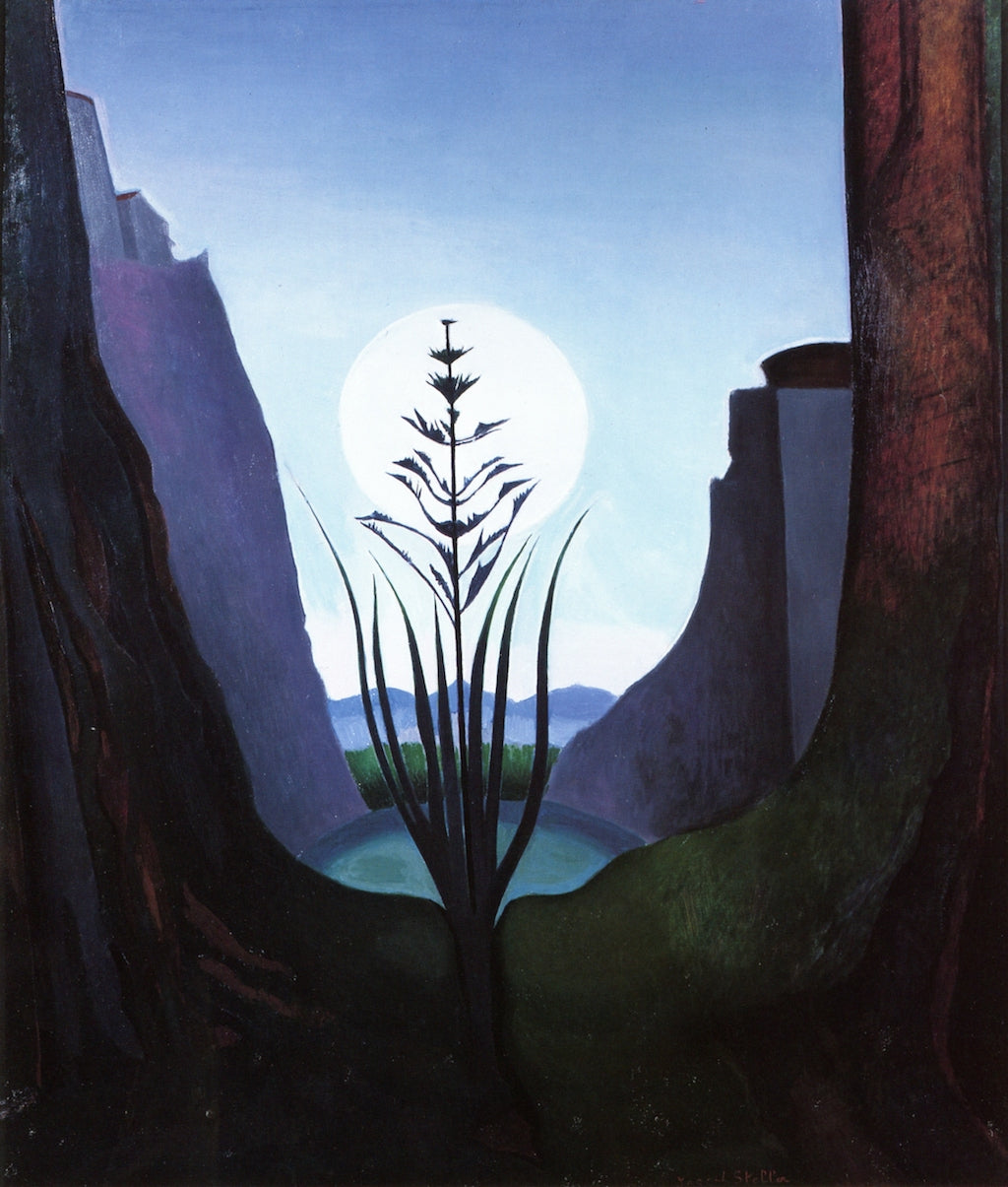The Little Lake, vintage artwork by Joseph Stella, 12x8" (A4) Poster