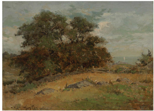 Coast of Maine, vintage artwork by Willard Leroy Metcalf, 12x8" (A4) Poster