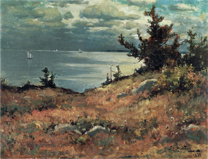 o Bay, Maine, from Cushing's Island by Willard Leroy Metcalf,A3(16x12