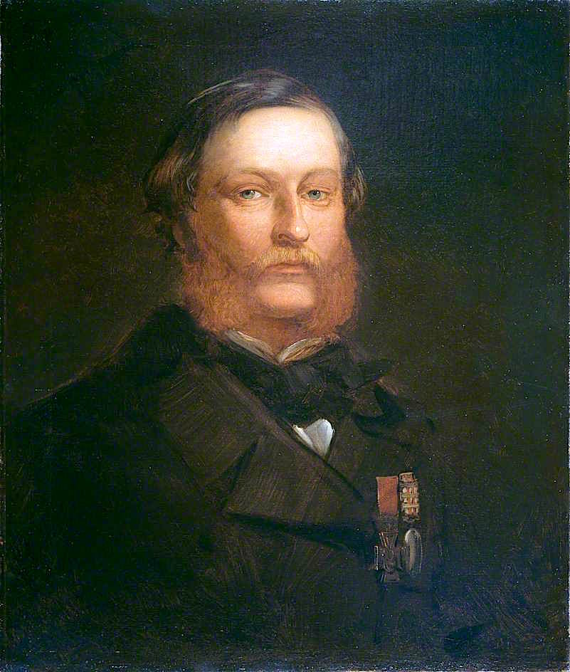 Thomas Henry Kavanagh, VC, Assistant Commissioner in Oudh, Indian Civil Service, 1857, vintage artwork by Louis William Desanges, A3 (16x12") Poster Print