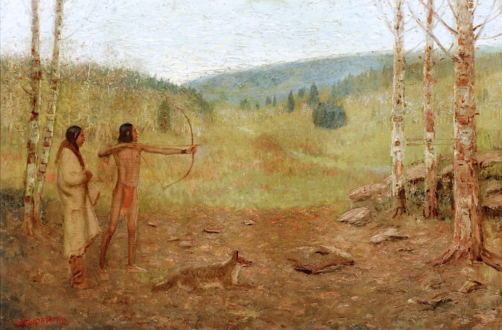 The Archery Lesson by Edwin Willard Deming,A3(16x12")Poster