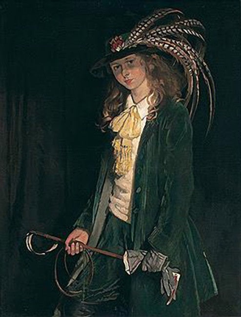 t George with Riding Crop by Sir William Orpen, R.A., R.H.A.,16x12(A3) Poster