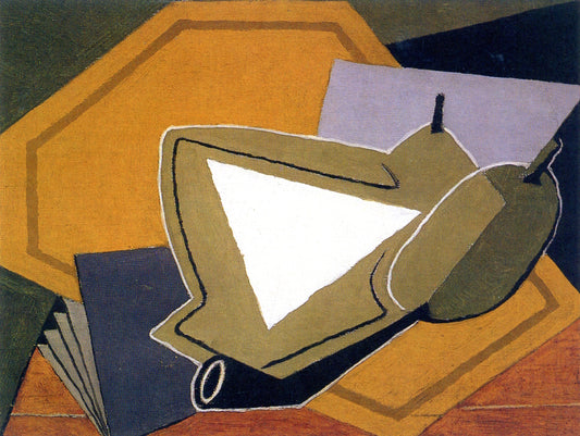 Bowl and Pears by Juan Gris,16x12(A3) Poster