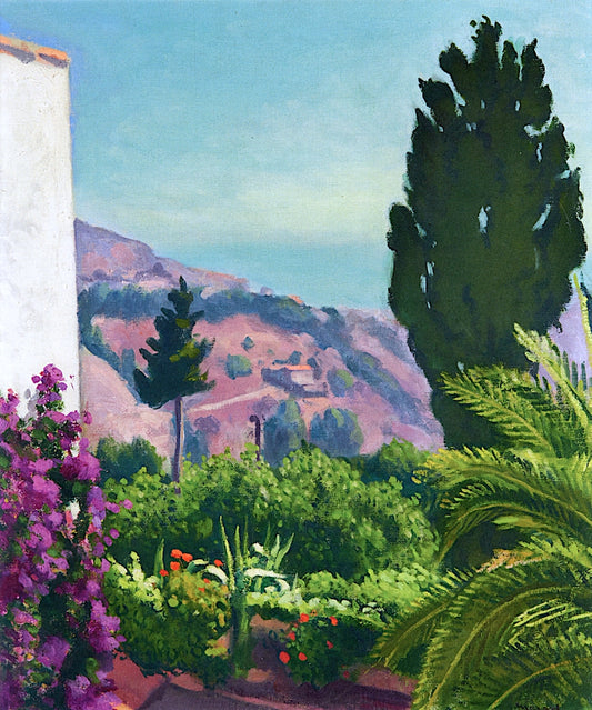 Cypress Tree in Spring, vintage artwork by Albert Marquet, 12x8" (A4) Poster