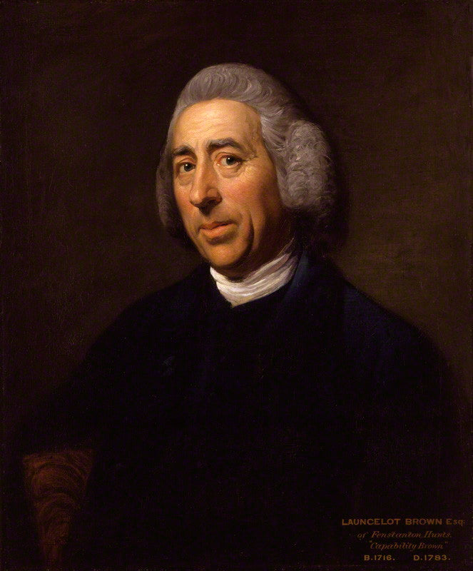 Lancelot 'Capability' Brown, vintage artwork by Sir Nathaniel Dance-Holland, 12x8" (A4) Poster