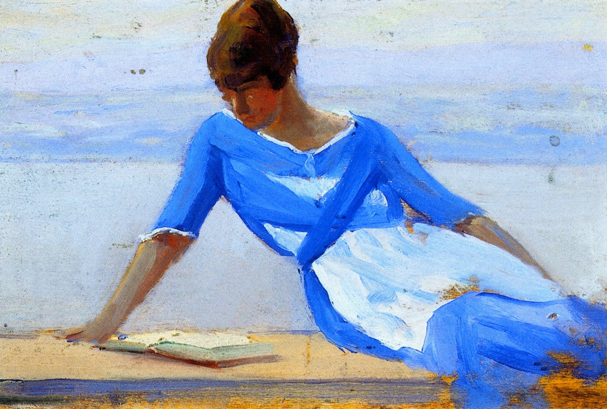 The Painter's Young Wife, Île d'Orléans by Clarence Gagnon,16x12(A3) Poster