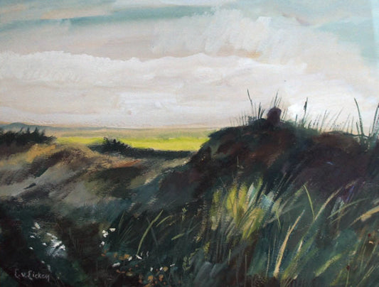 Darsslandschaft, vintage artwork by Elisabeth von Eicken, 12x8" (A4) Poster